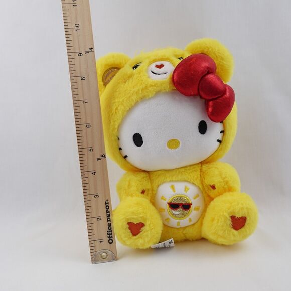 Hello Kitty Care Bear Funshine Yellow Plush Stuffed Animal Soft Gifts Christmas - Picture 7 of 15
